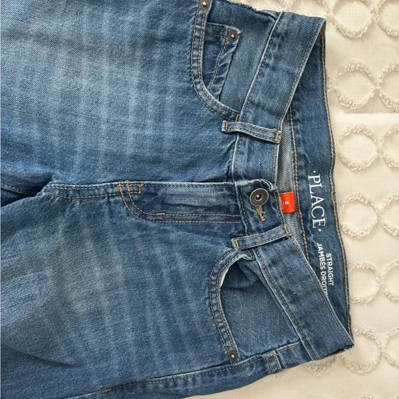 Place kids Straight Leg Blue Jeans - Picture 2 of 5